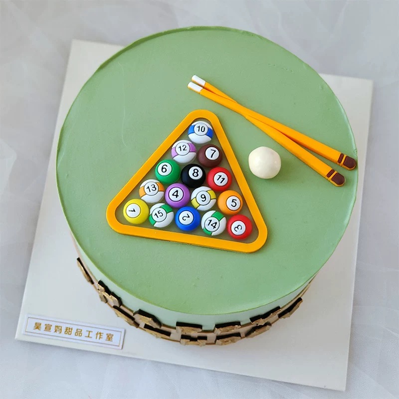 Table Tennis For Sale - Billiard Cake Birthday Decoration Happy Father's