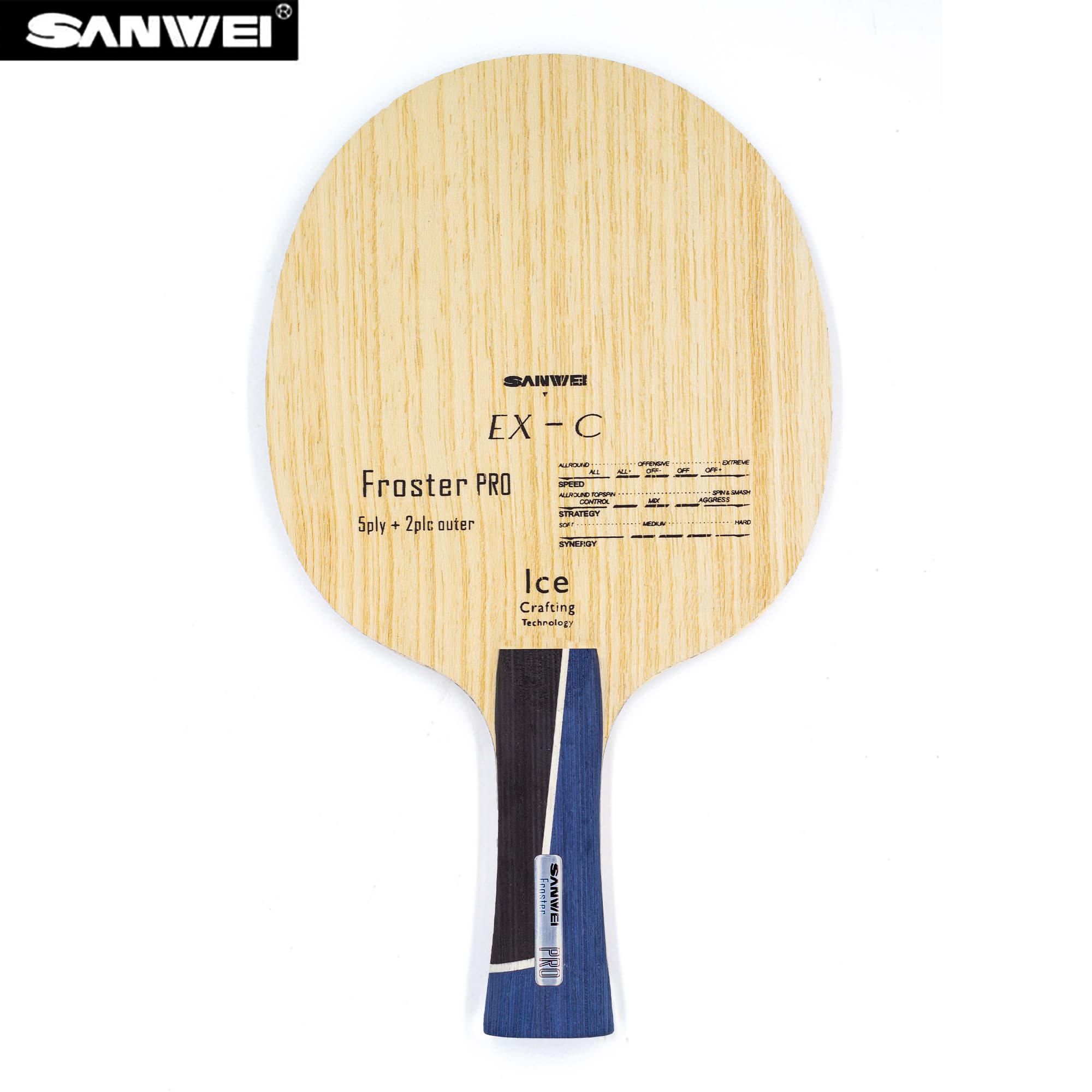 Table Tennis For Sale - SANWEI ALC Table Tennis Blade Froster