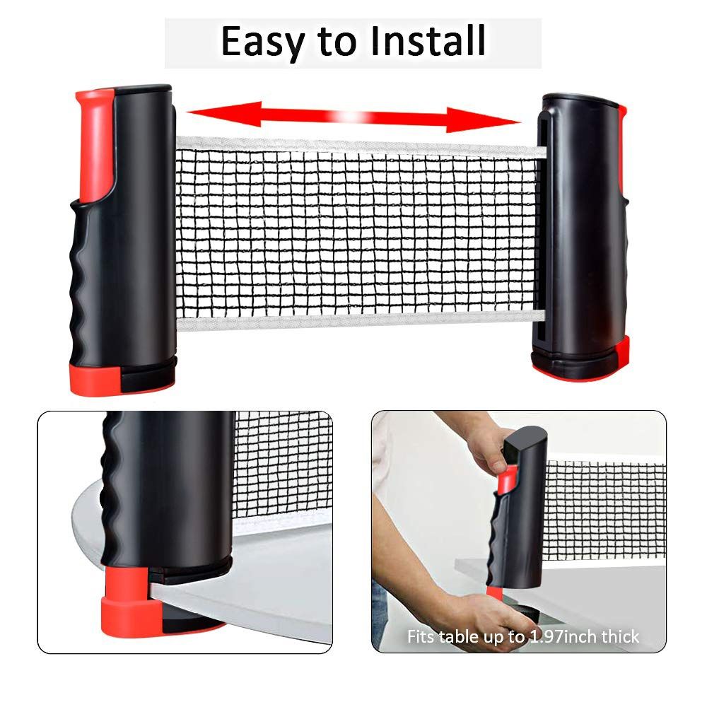 Retractable Net Ping Pong Net  - Table Tennis Dimension recension och pris
