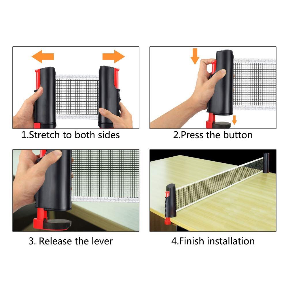 Retractable Net Ping Pong Net  - Table Tennis Dimension recension och pris