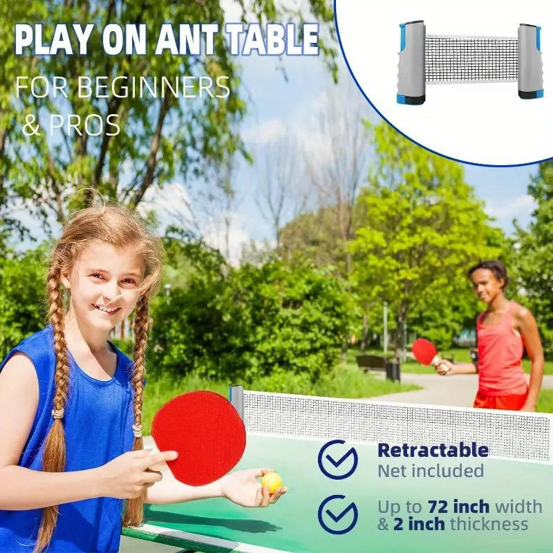 Portable Table Tennis Net Expa - Table Tennis Dimension recension och pris