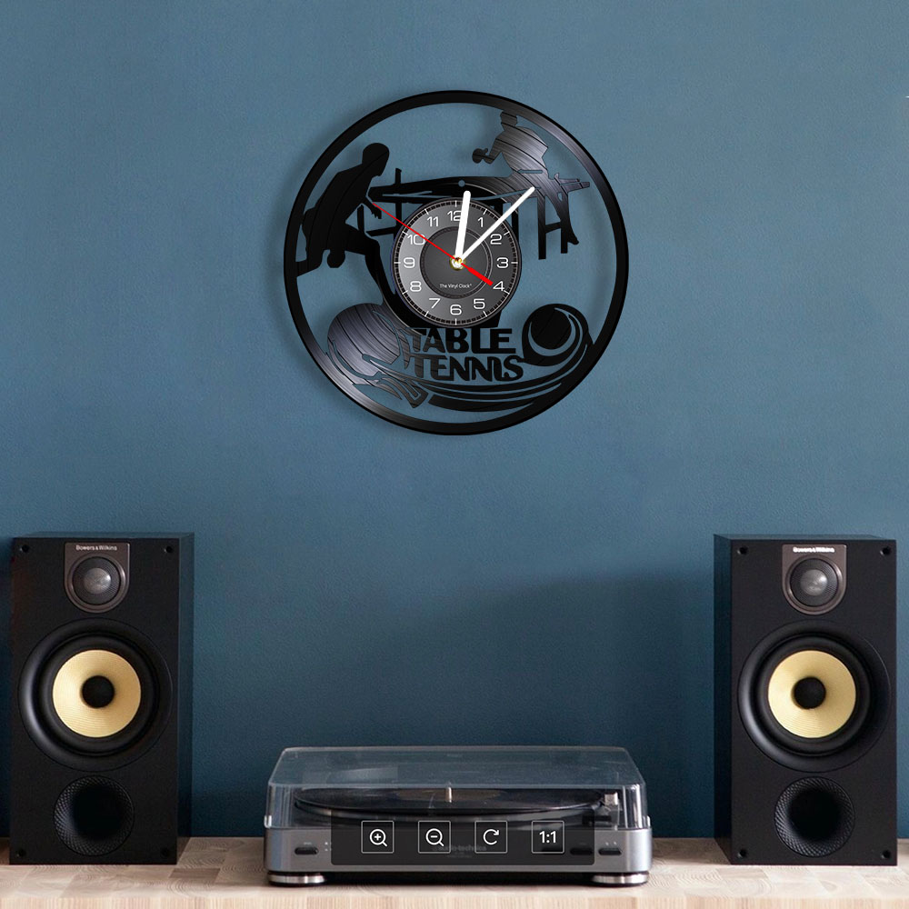Table Tennis Wall Clock Table  - Table Tennis Dimension recension och pris