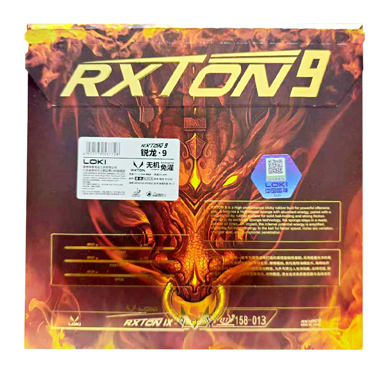 LOKI RXTON 9 Table Tennis Rubb - Table Tennis For Sale recension och pris