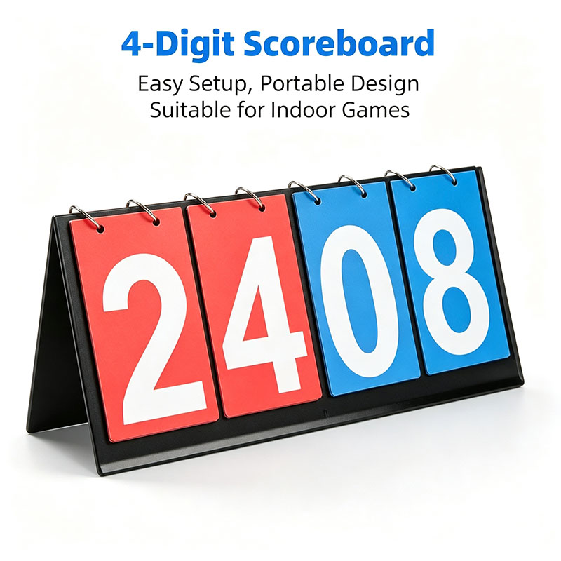 4‑Digit Flip Scoreboard Portab - Table Tennis Dimension recension och pris