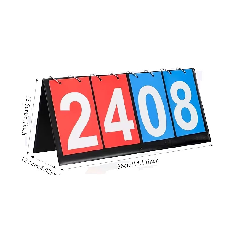 4‑Digit Flip Scoreboard Portab - Table Tennis Dimension recension och pris