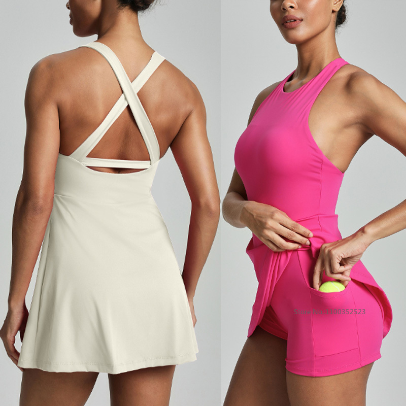 Women Cross Backless Tennis Dr - Table Tennis Jacket recension och pris