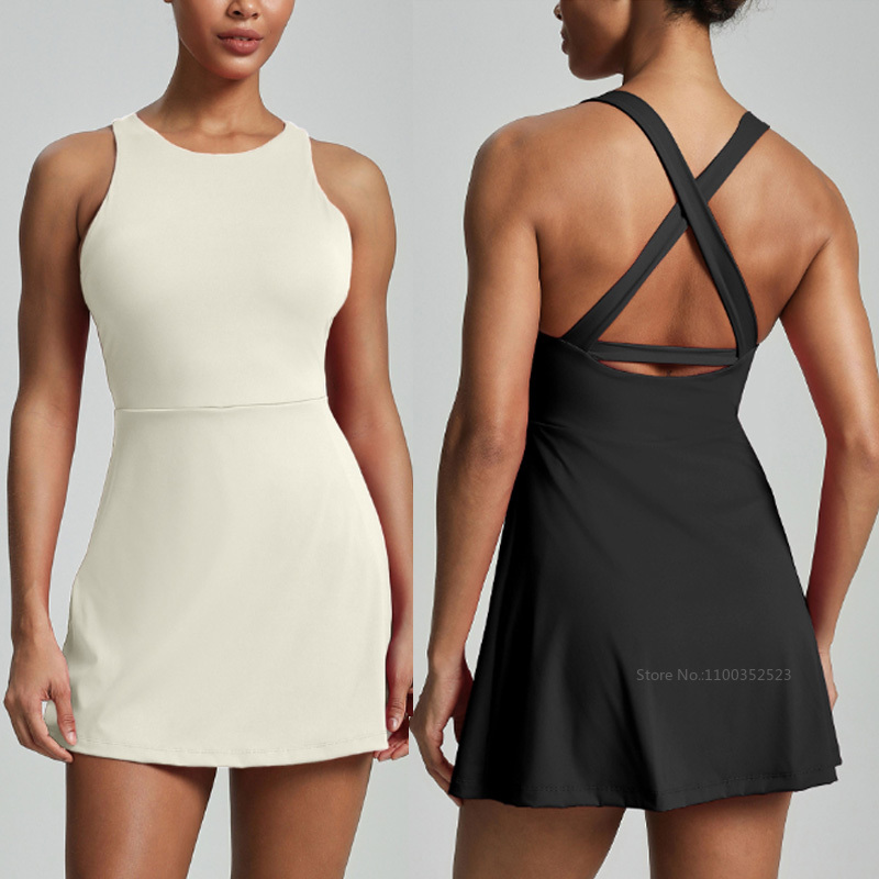 Women Cross Backless Tennis Dr - Table Tennis Jacket recension och pris