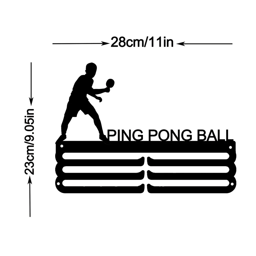 CIFBUY Metal Wall Art Sports M - Table Tennis Dimension recension och pris